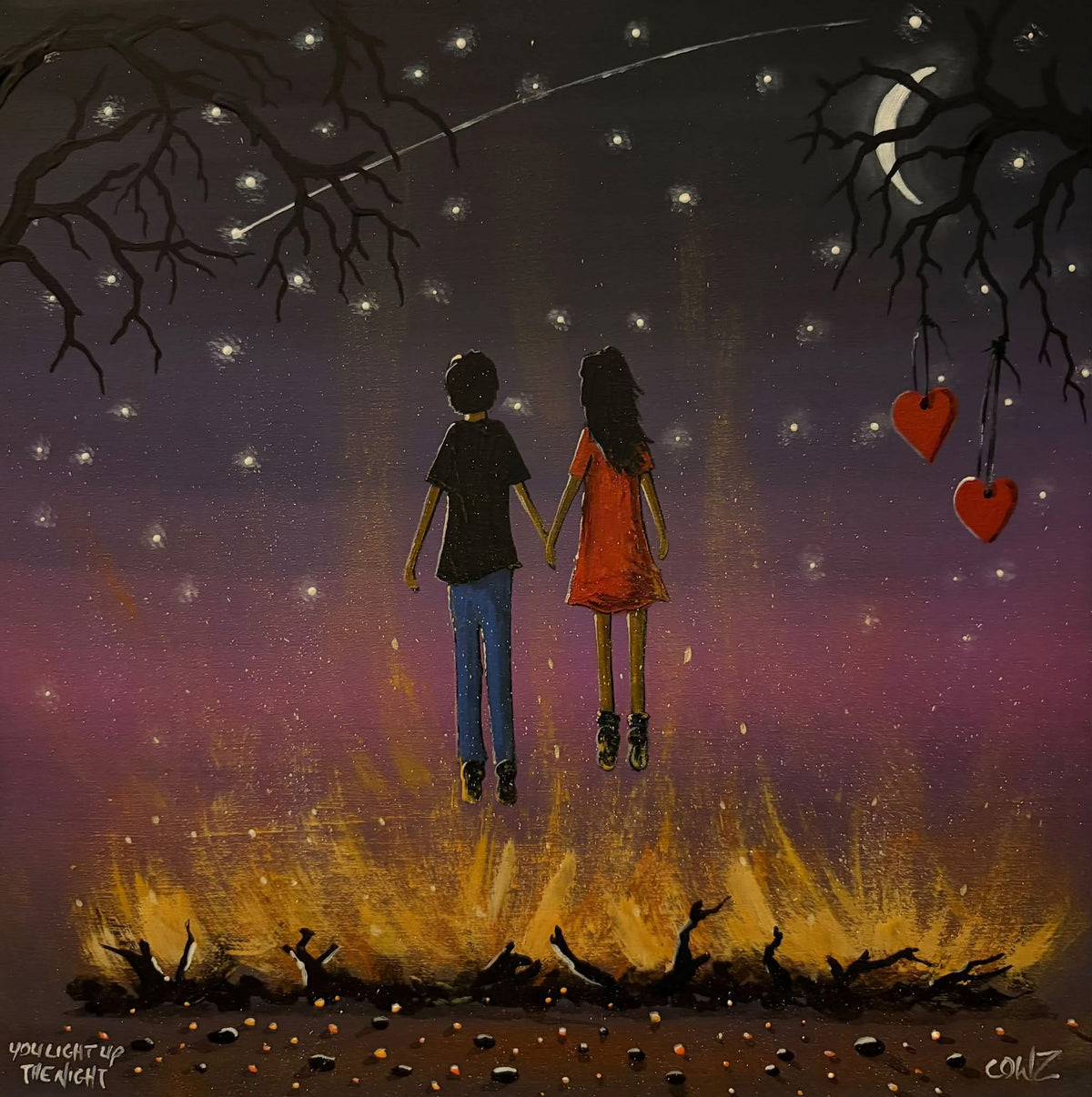 YOU LIGHT THE NIGHT UP